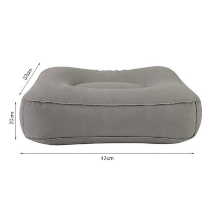 Inflatable Foot Rest Pillow, Flocking Leg Cushion for Travel V1263-JX-4974