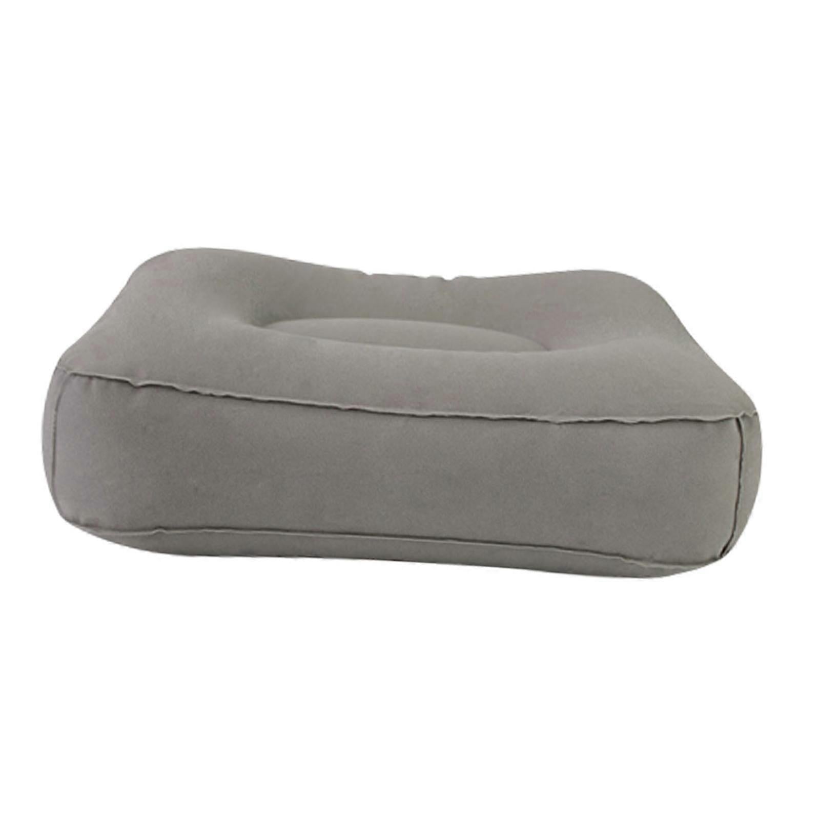 Inflatable Foot Rest Pillow, Flocking Leg Cushion for Travel V1263-JX-4974