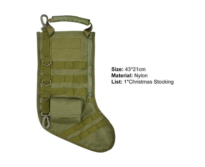 Christmas Stocking Tree Decoration-Green V1263-JX-498