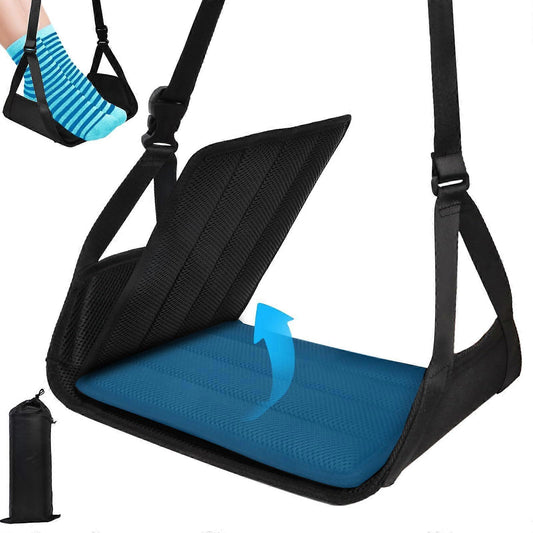 Airplane Foot Rest, Portable Leg Support for Travel V1263-JX-4981