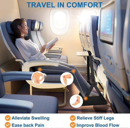 Airplane Foot Rest, Portable Leg Support for Travel V1263-JX-4981