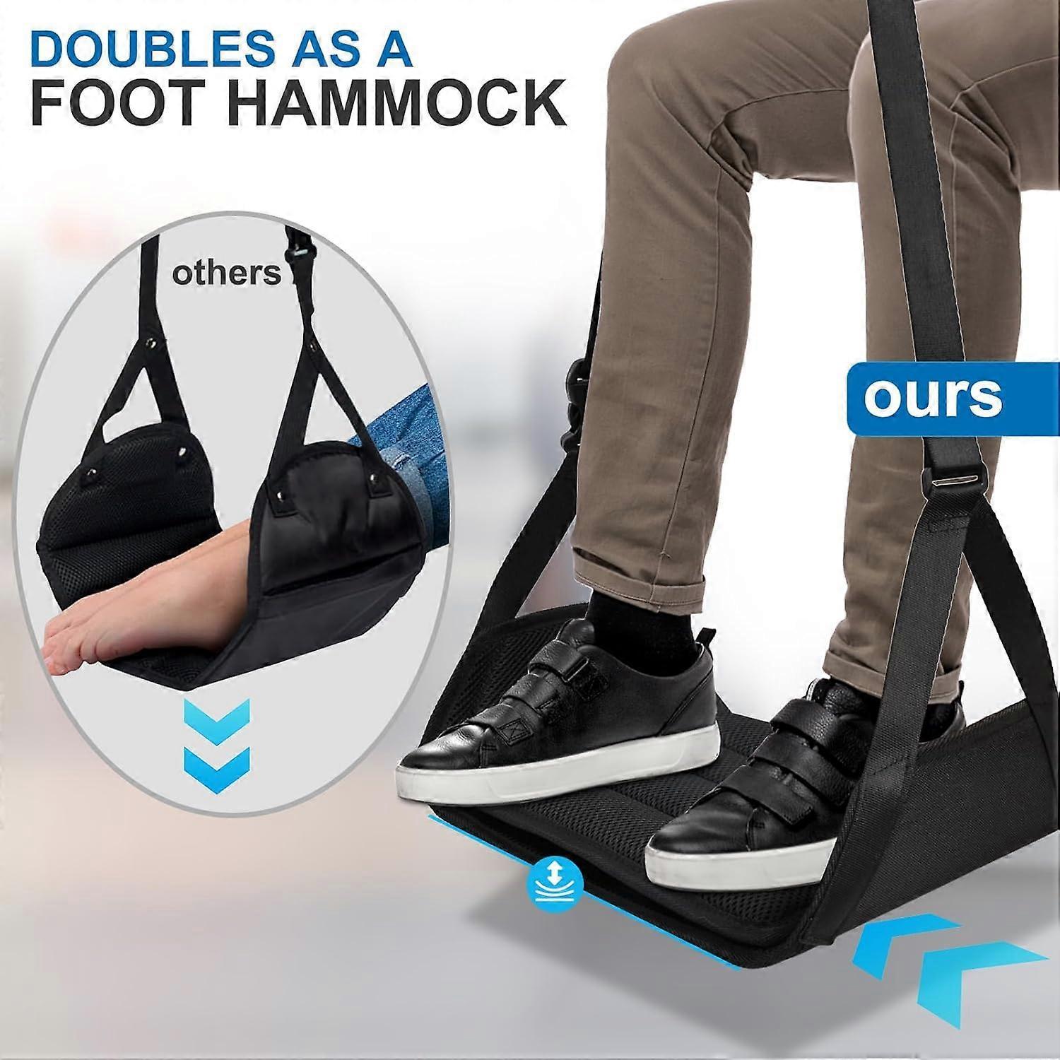 Airplane Foot Rest, Portable Leg Support for Travel V1263-JX-4981