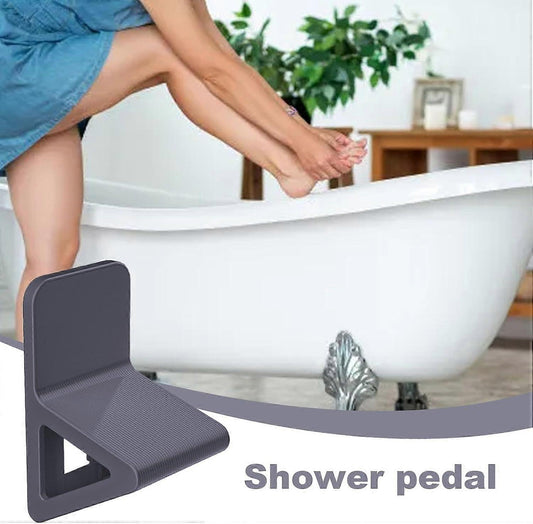 Black Shower Foot Rest, No Drill, for Shaving V1263-JX-4984