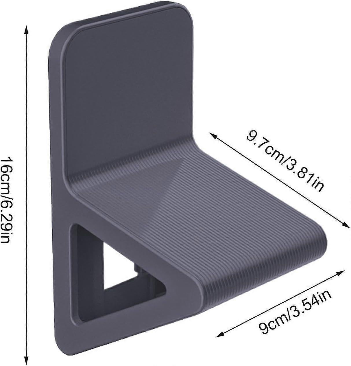 Black Shower Foot Rest, No Drill, for Shaving V1263-JX-4984