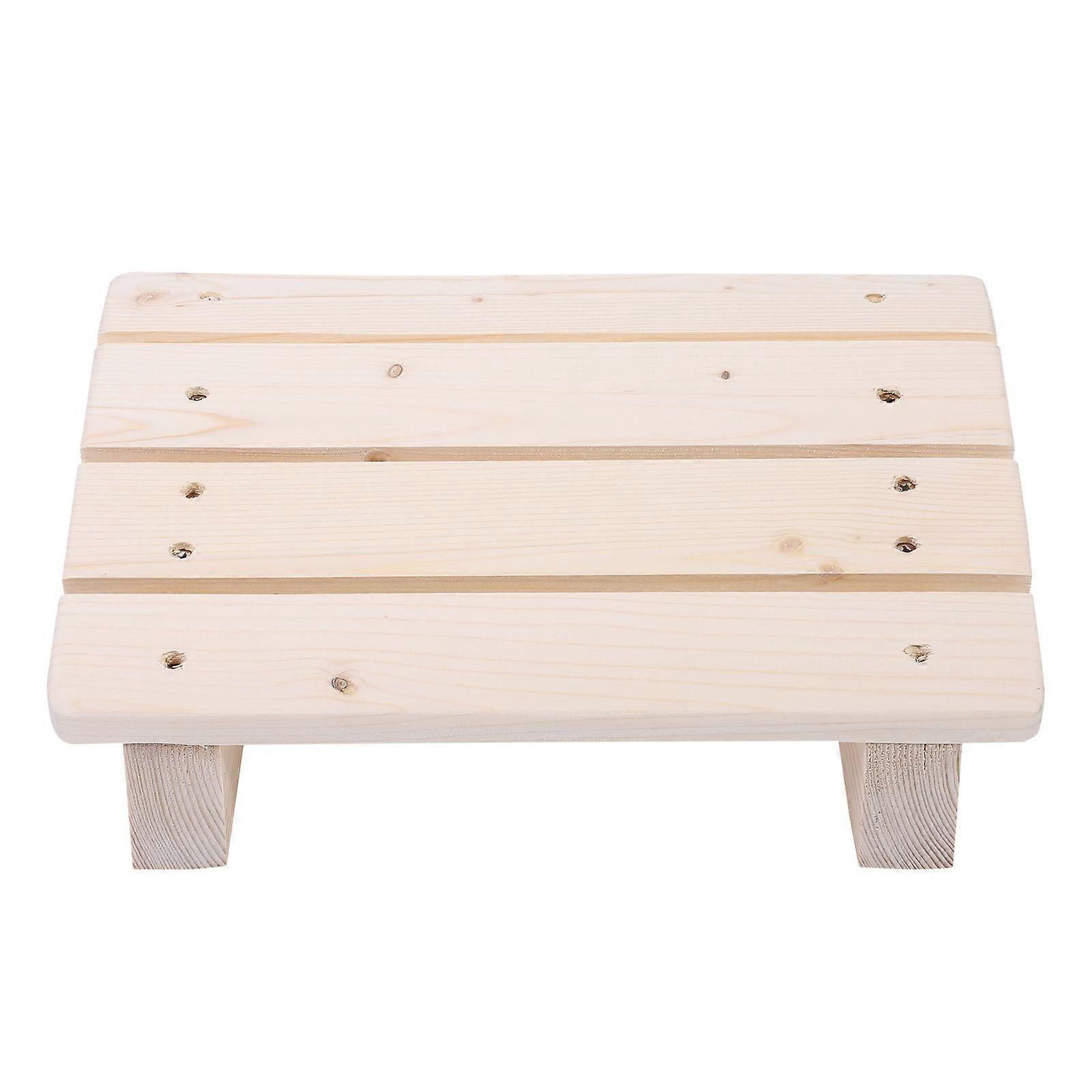 Wooden Tilted Desk/Bathroom Foot Rest Stool, 30*20*11cm V1263-JX-4987