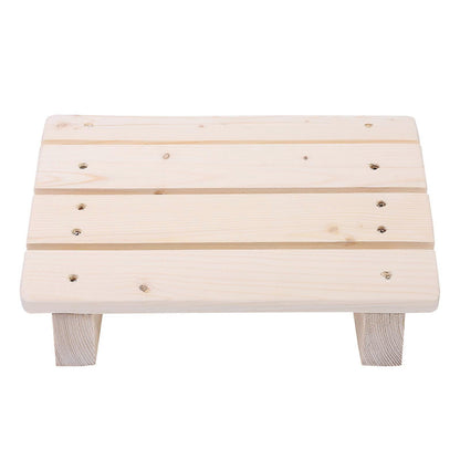 Wooden Tilted Desk/Bathroom Foot Rest Stool, 30*20*11cm V1263-JX-4987