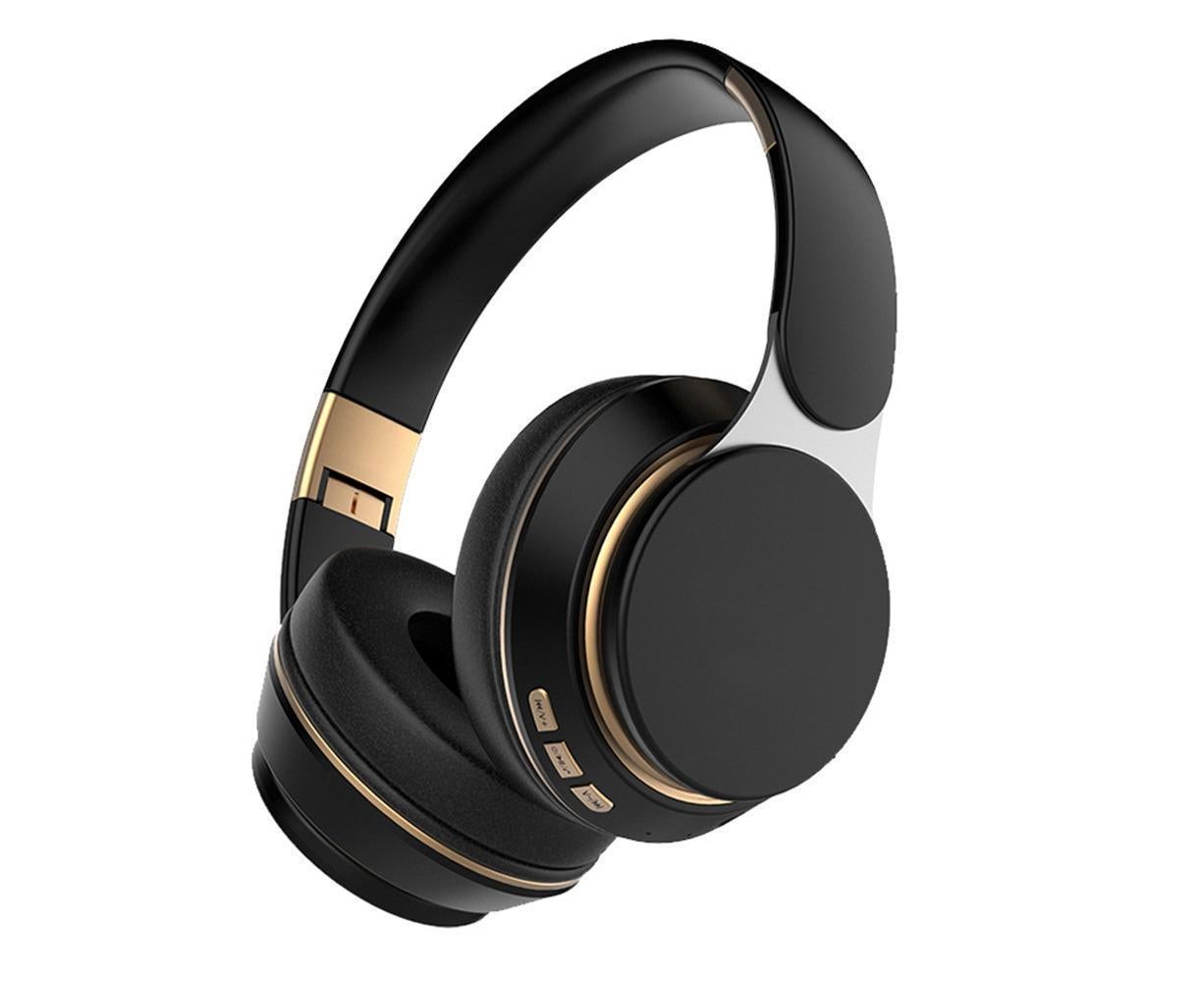 Wireless Headphones - Foldable Stereo - Bluetooth Over Ear Headset with Mic for Sports V1263-JX-50