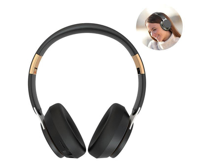 Wireless Headphones - Foldable Stereo - Bluetooth Over Ear Headset with Mic for Sports V1263-JX-50