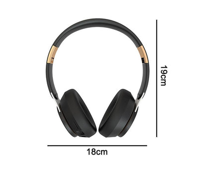 Wireless Headphones - Foldable Stereo - Bluetooth Over Ear Headset with Mic for Sports V1263-JX-50