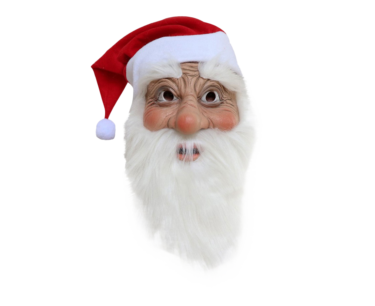 Halloween Creative Santa Claus Shape Christmas Cosplay Costume Decor Face Cover-C V1263-JX-500