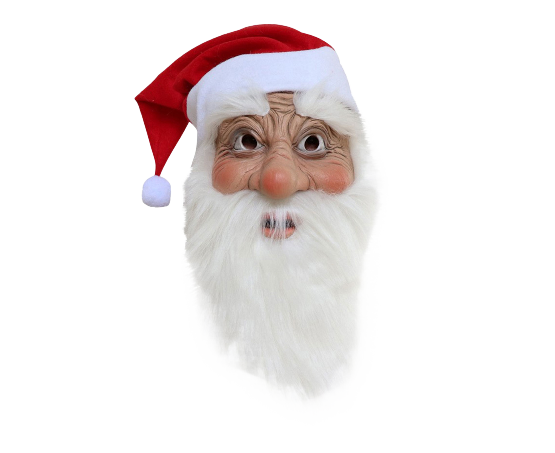 Halloween Creative Santa Claus Shape Christmas Cosplay Costume Decor Face Cover-C V1263-JX-500
