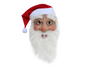 Halloween Creative Santa Claus Shape Christmas Cosplay Costume Decor Face Cover-C V1263-JX-500