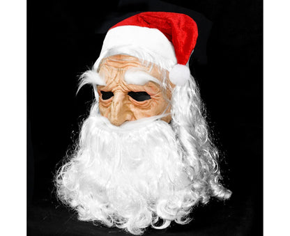 Halloween Creative Santa Claus Shape Christmas Cosplay Costume Decor Face Cover-C V1263-JX-500