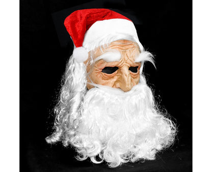 Halloween Creative Santa Claus Shape Christmas Cosplay Costume Decor Face Cover-C V1263-JX-500