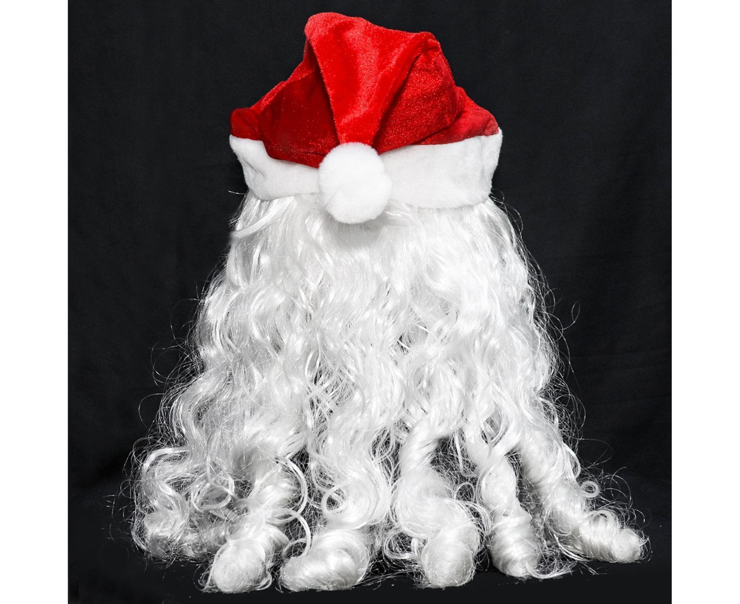 Halloween Creative Santa Claus Shape Christmas Cosplay Costume Decor Face Cover-C V1263-JX-500