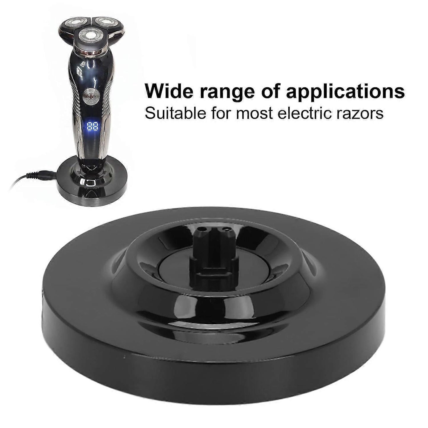 Universal Electric Shaver Charging Station, Black V1263-JX-5001