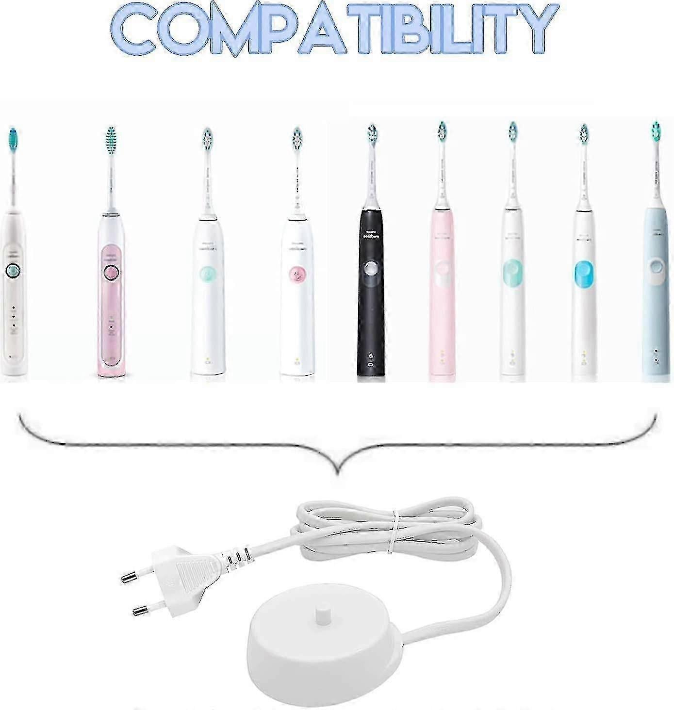 Inductive Charging Station & Power Cable for Electric Toothbrush V1263-JX-5002
