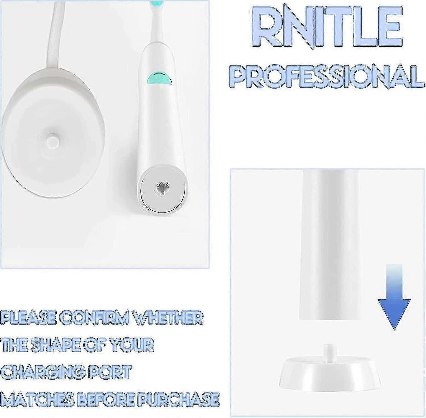 Inductive Charging Station & Power Cable for Electric Toothbrush V1263-JX-5002