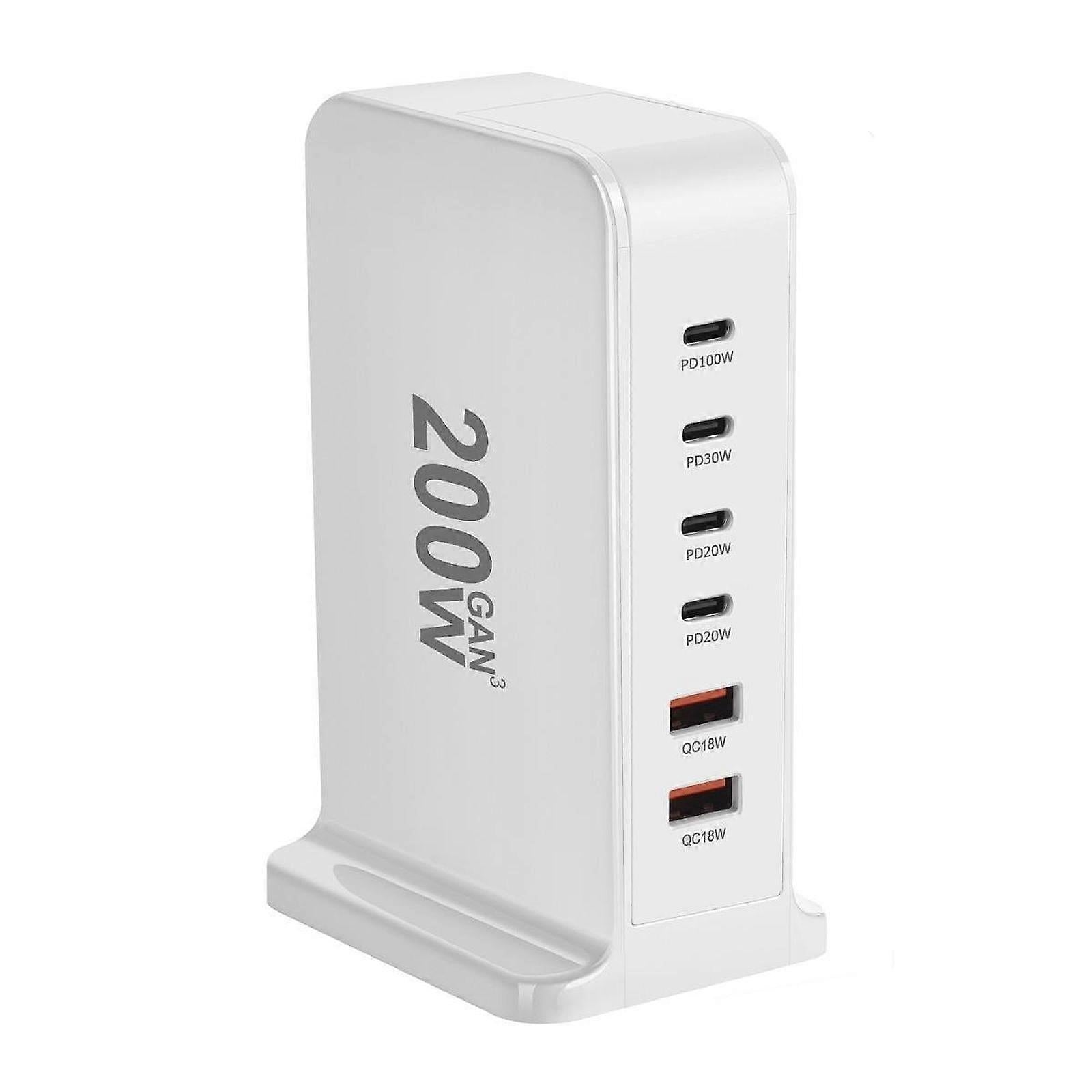 200W USB-C Desktop Charging Station for Home & Office V1263-JX-5004