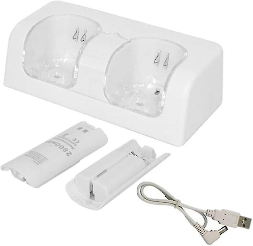 Dual Charging Dock for Nintendo Wii Remote & Gamepad V1263-JX-5008