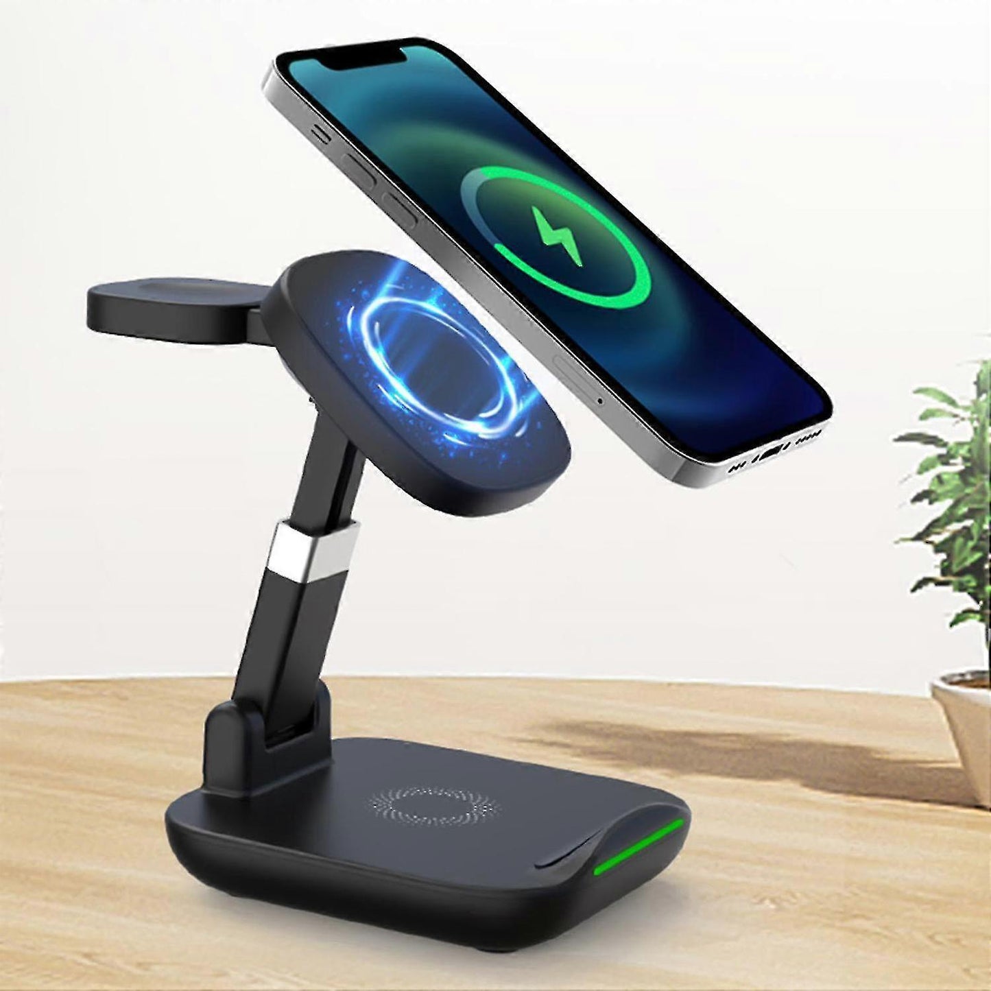 Foldable 3-in-1 Wireless Charging Station, 15W Charger V1263-JX-5009