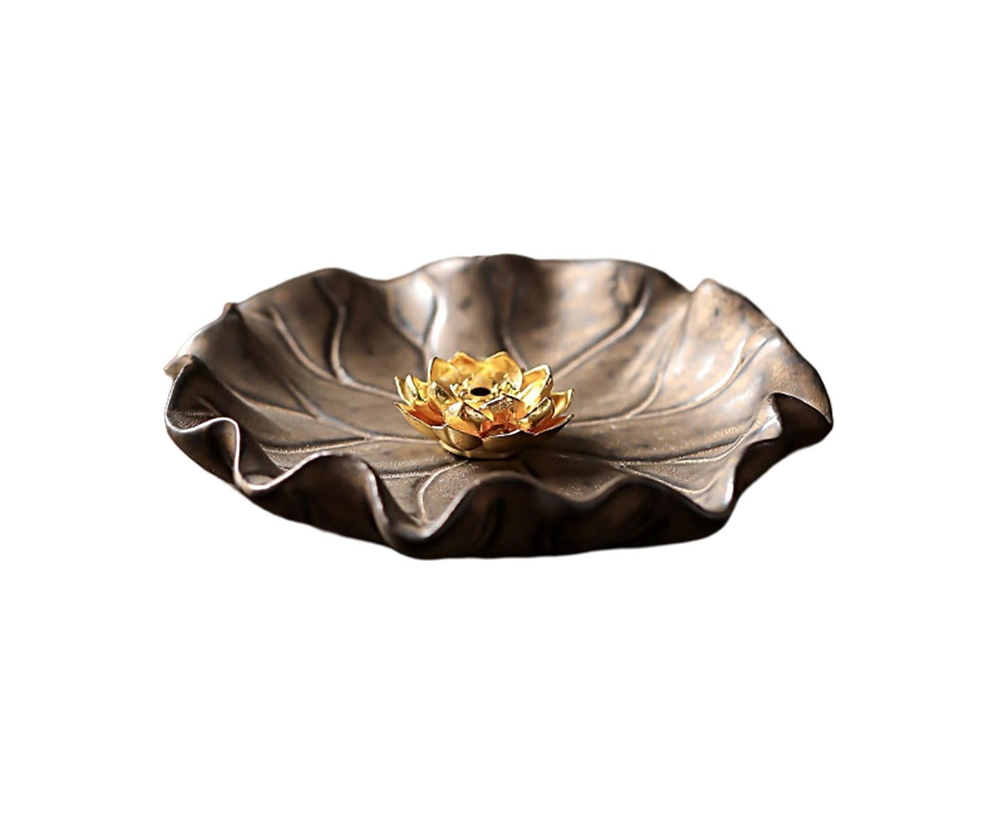 Lotus Leaf Mini Incense Holder for Teahouse-A V1263-JX-501