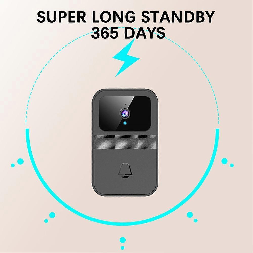 Smart Wireless Video Doorbell, Two-Way Audio, Rechargeable V1263-JX-5016