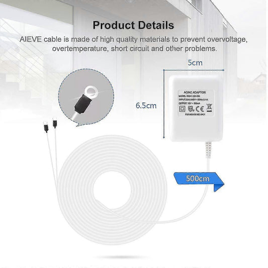 18V Power Adapter for Nest/Arlo Video Doorbell Transformer V1263-JX-5028