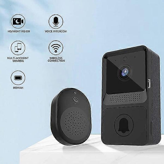 Wireless Smart Video Doorbell, Night Vision Security Camera V1263-JX-5029