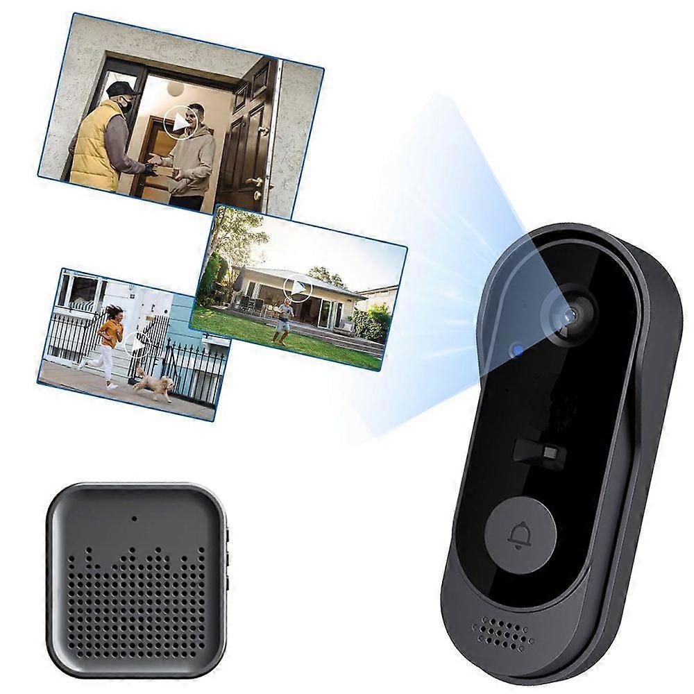 Smart Video Doorbell, Rechargeable Wireless Camera Doorbell V1263-JX-5030