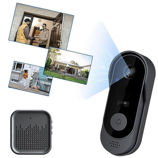 Smart Video Doorbell, Rechargeable Wireless Camera Doorbell V1263-JX-5030