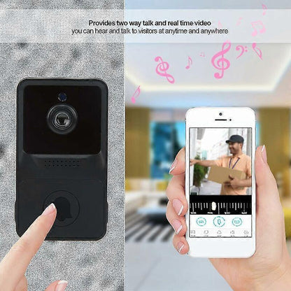 Wireless Doorbell Camera, WiFi Video Doorbell with Two-Way Audio V1263-JX-5032