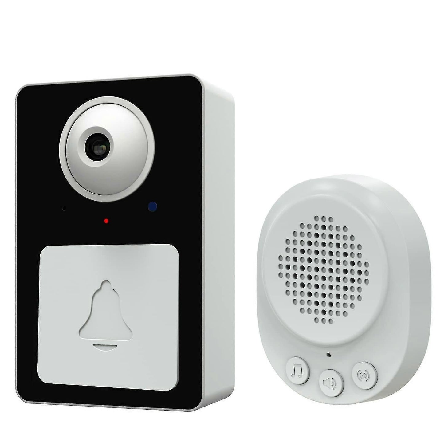 Rechargeable Wireless Video Doorbell Camera, Real-Time View, Cordless V1263-JX-5048