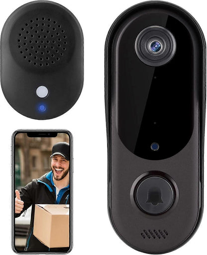 Smart Wireless Video Doorbell, WiFi Home Intercom, HD Night Vision V1263-JX-5049