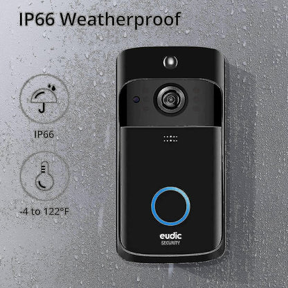 Wireless Video Doorbell Camera, HD WiFi Smart Home Security V1263-JX-5050