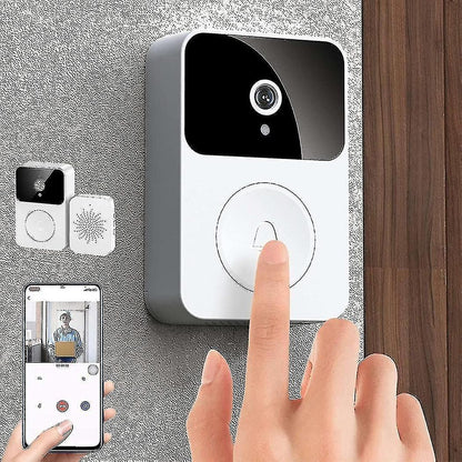 Smart Ring Video Doorbell, Wireless HD Night Vision Home Intercom V1263-JX-5053