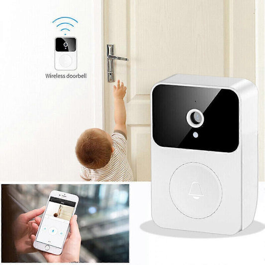 WiFi Smart Video Doorbell, Wireless Phone Intercom Security Camera V1263-JX-5057