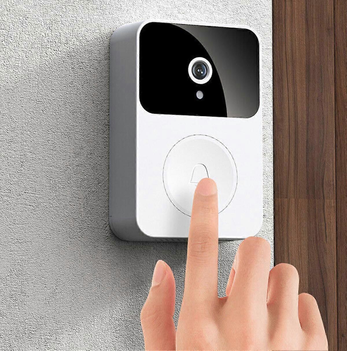 WiFi Smart Video Doorbell, Wireless Phone Intercom Security Camera V1263-JX-5057