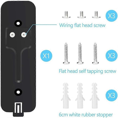 Video Doorbell Installation Kit for Home & Office (Black) V1263-JX-5061