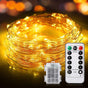 100 LED String Lights 10M, IP65 Waterproof, 8 Modes, Battery Operated V1263-JX-5065