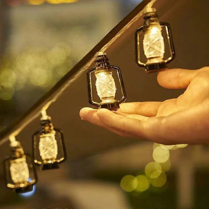 Camping LED String Lights, Ambient Tent Canopy Paraffin Lamp Decor V1263-JX-5083