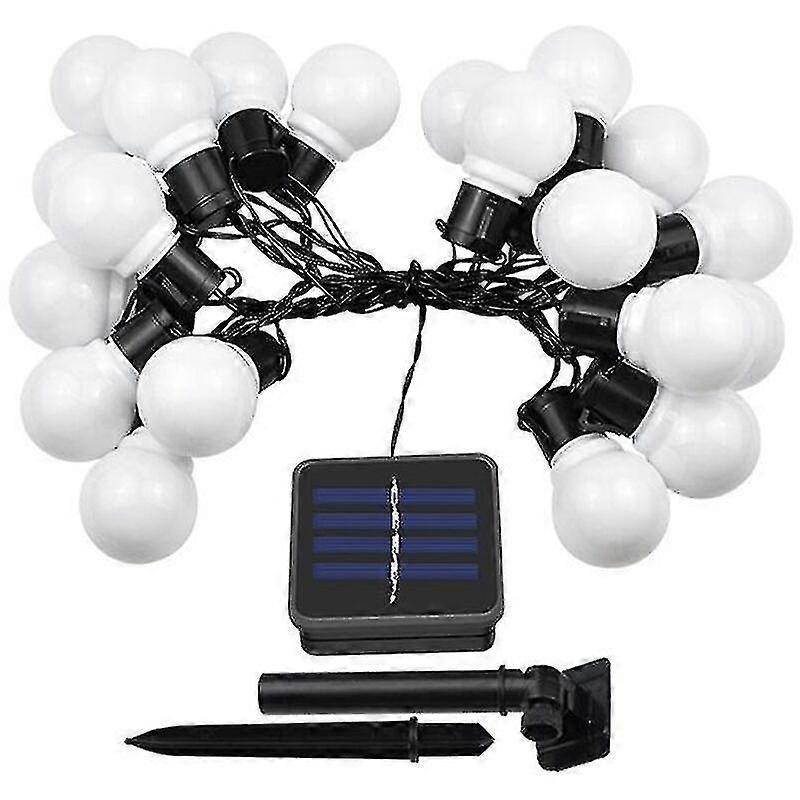 Solar Powered Patio LED String Lights, Waterproof Outdoor Bulbs 10 LEDs V1263-JX-5085