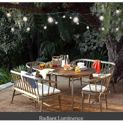 Solar Powered Patio LED String Lights, Waterproof Outdoor Bulbs 10 LEDs V1263-JX-5085