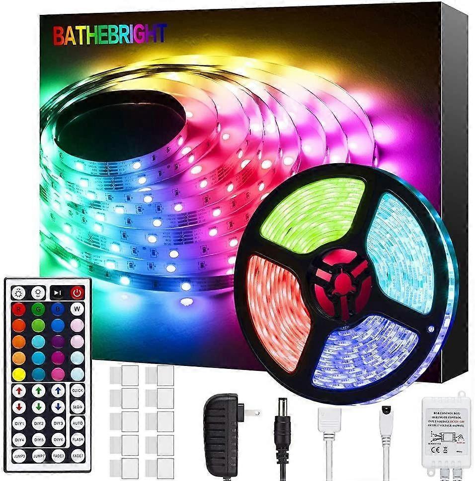 10M Waterproof RGB LED String Lights, 300 LEDs with Bluetooth Controller V1263-JX-5086