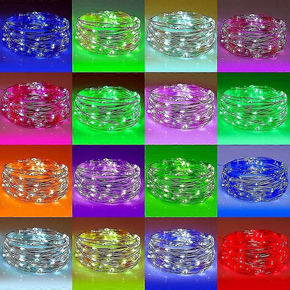 RGB Fairy String Lights, Indoor Outdoor Color Changing Music Twinkle Lights V1263-JX-5087
