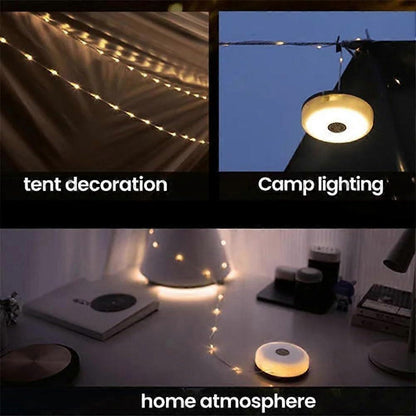 9M Camping LED String Lights, Rechargeable Quick Roll Up Tent Lighting V1263-JX-5089