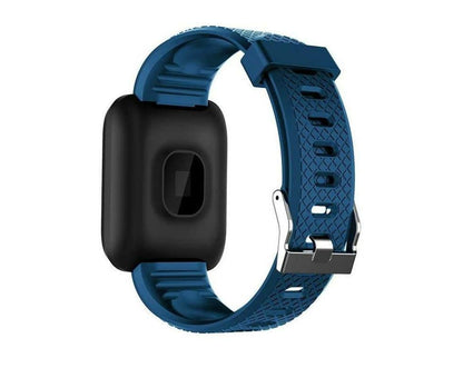 116Plus Sports Android IOS Bluetooth Touch Water Resistant Screen Fitness Tracker Smart Wrist Bracelet - Black V1263-JX-509