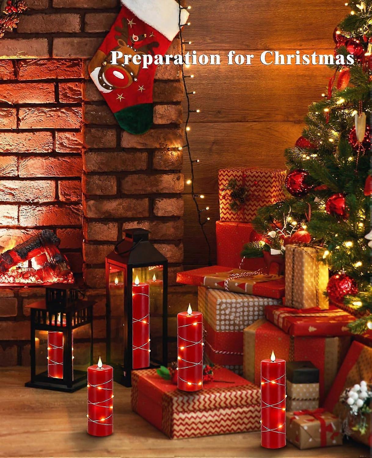 5 Pack LED String Lights with Remote, Star Clear Lights, Timer Function V1263-JX-5092