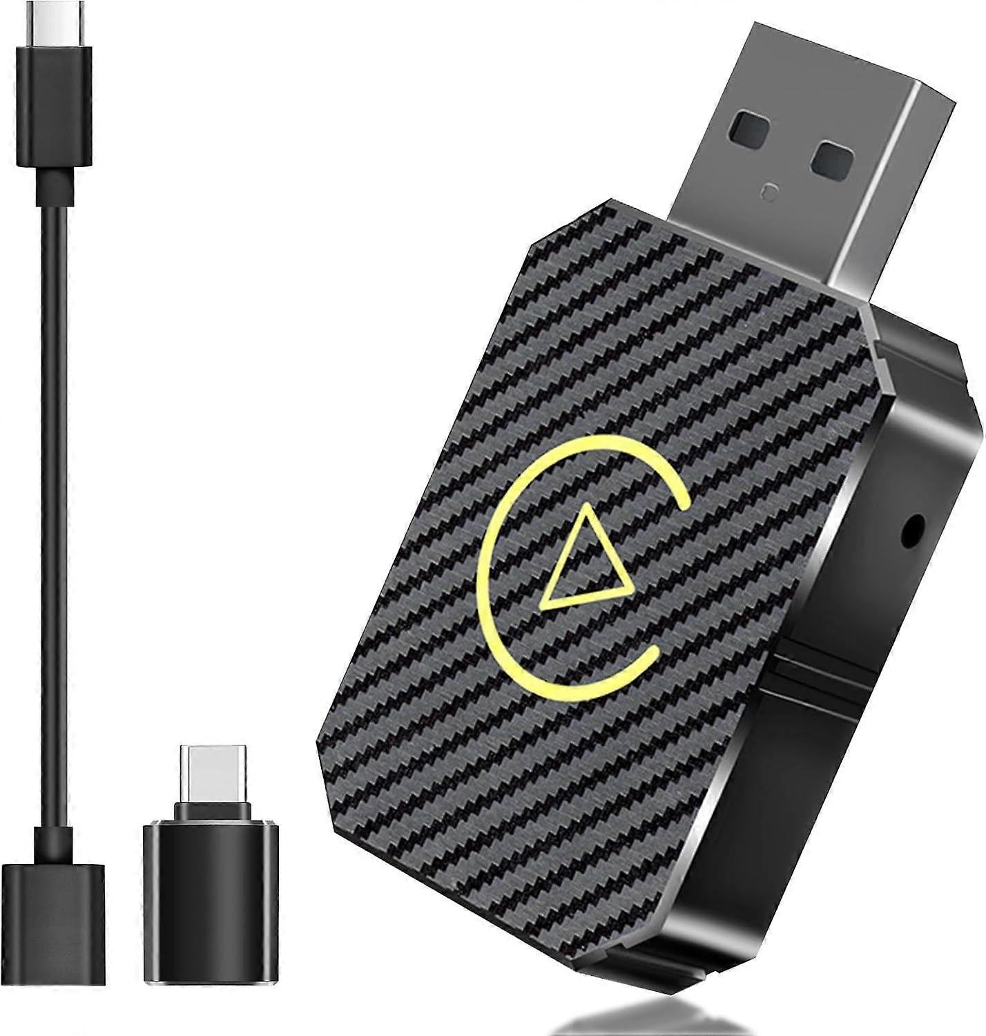 Wireless CarPlay Adapter, Convert Wired CarPlay to Wireless Plug & Play Dongle V1263-JX-5098