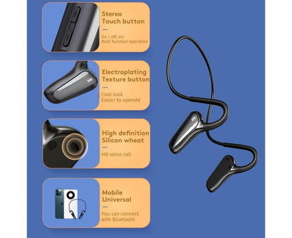 Sports Wireless Headphones - Waterproof - Bluetooth Earbuds for Running/Gym/Cycling V1263-JX-51
